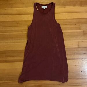 Abercrombie & Fitch Burgundy Sleeveless Tank Dress